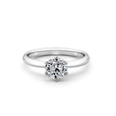 Brilliant Cut Diamond Solitaire Engagement Ring - Dracakis Jewellers